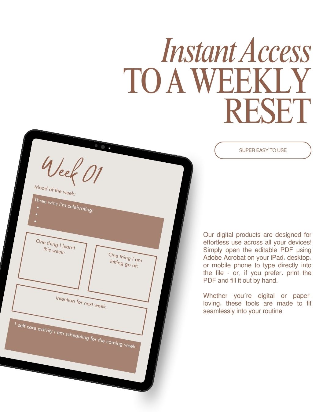 52 Sunday Self-Care Check-ins