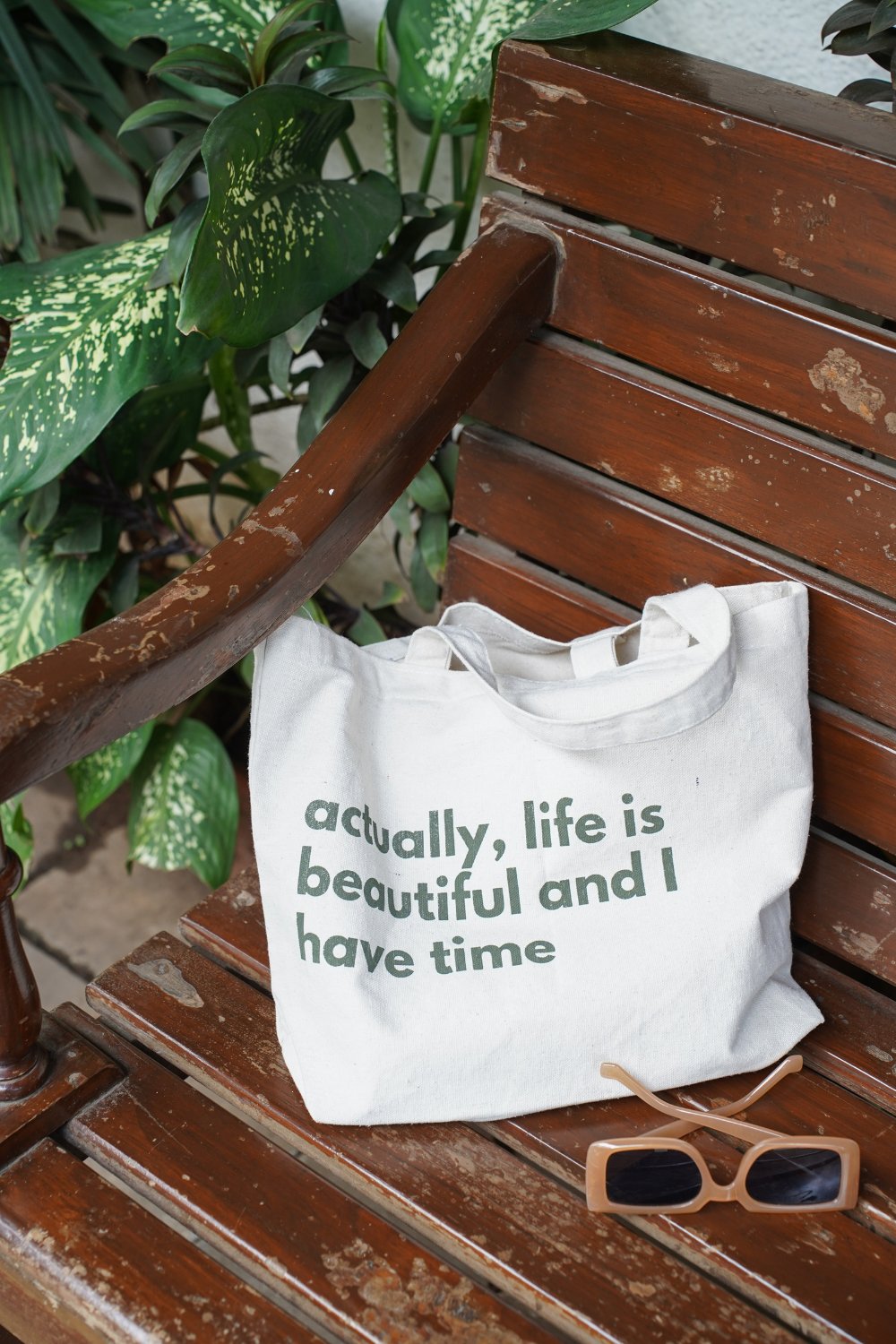 Life is Beautiful totebag