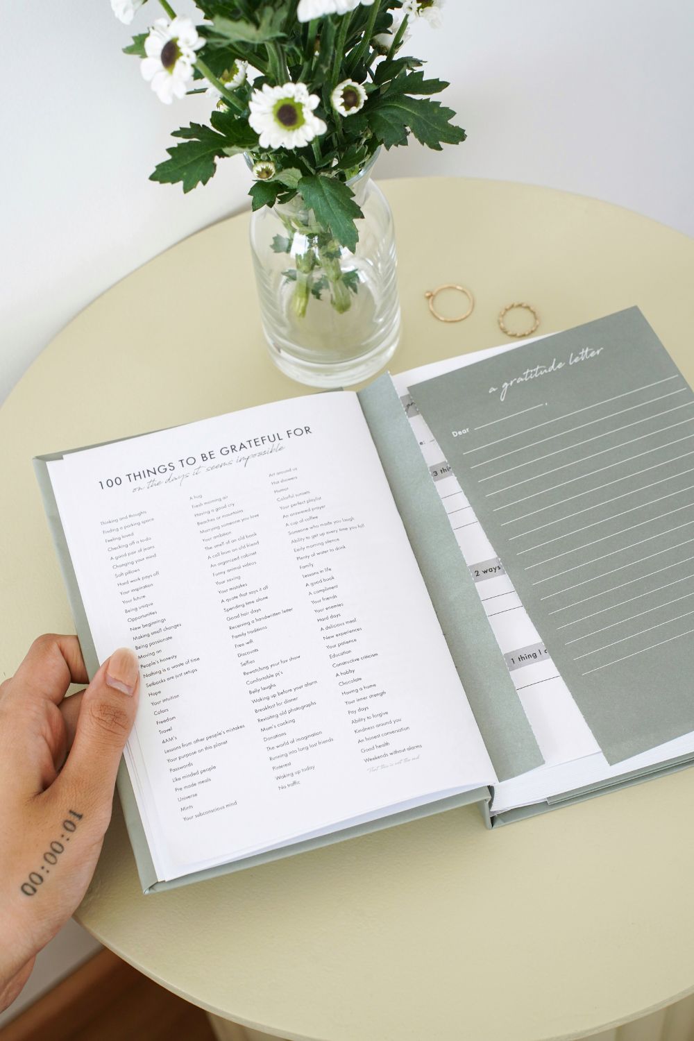 Gratitude Log + Letters
