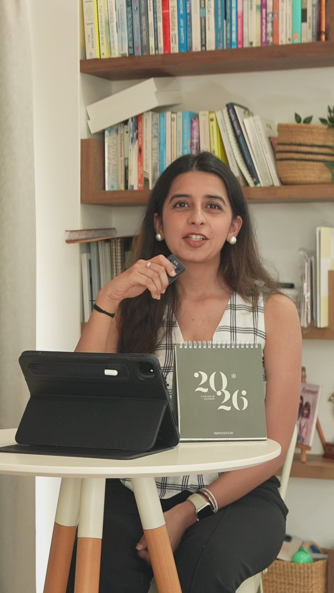 2026 Colour-In Desk Calendar