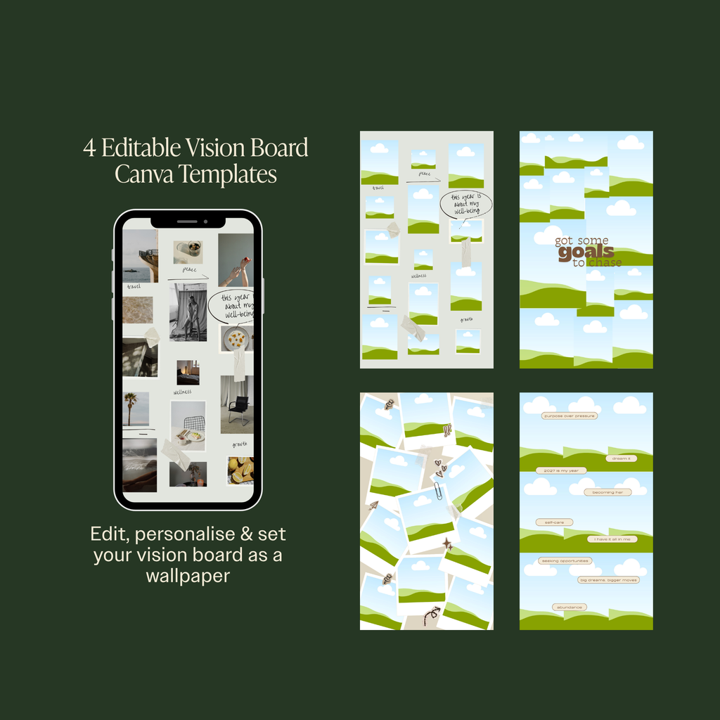 2027 DIY Vision Board Kit - Luxe