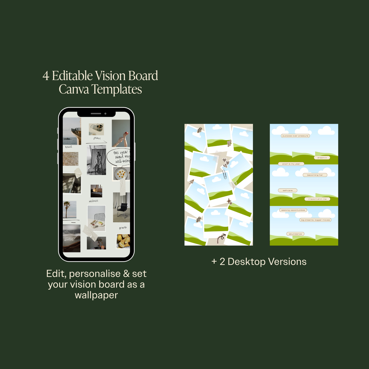 2027 DIY Vision Board Kit - Luxe