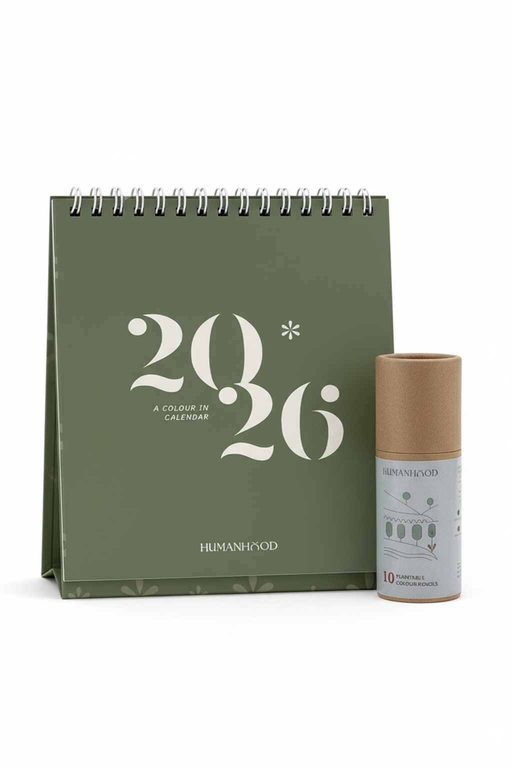 2026 Colour-In Desk Calendar