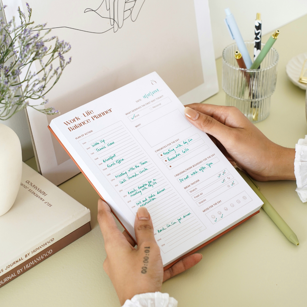 Work Life Balance Planner | Wellness Notepad