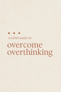 3 Step Overthinking Reset Guide