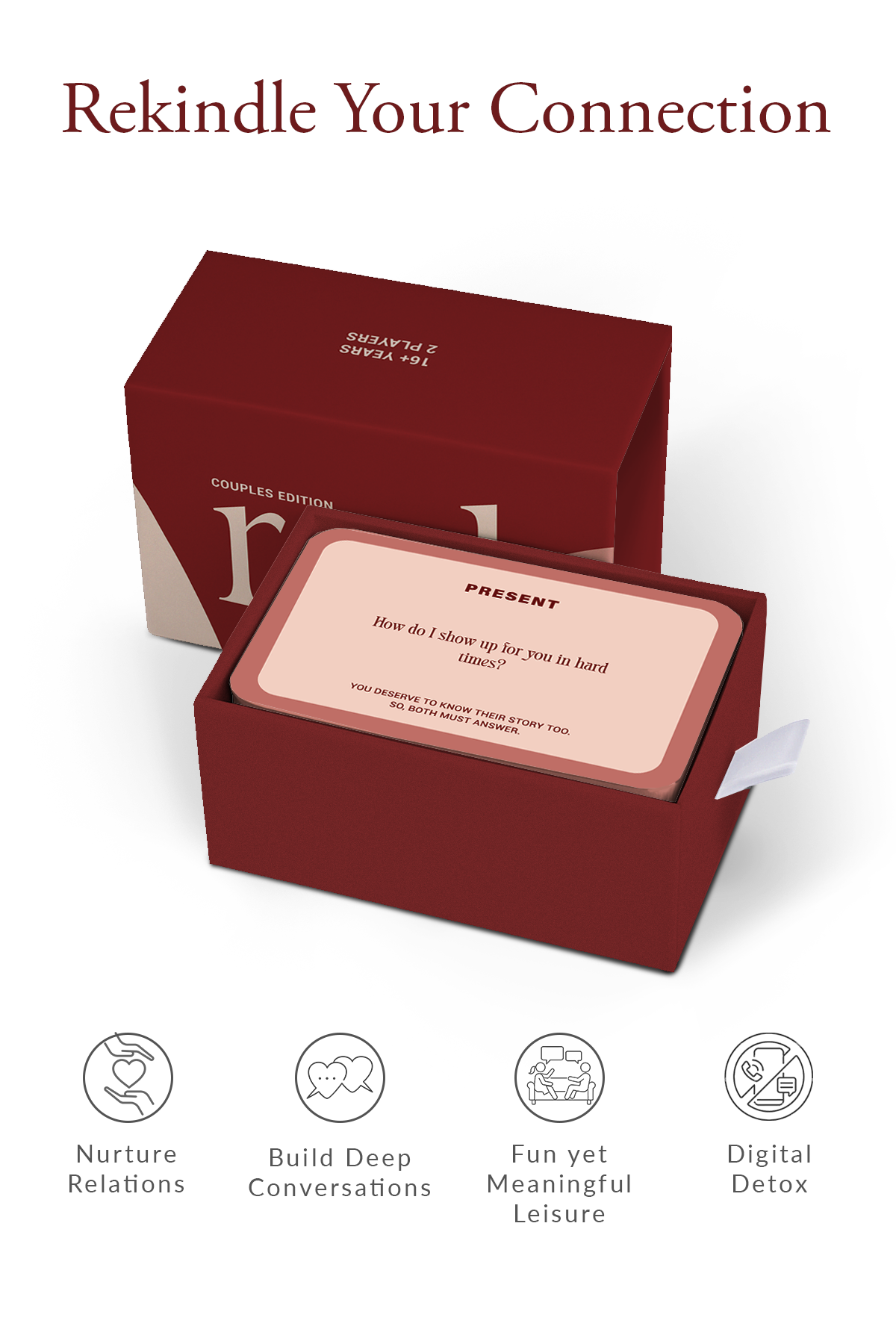 Real Connections and Conversations - Couples Edition Card Game