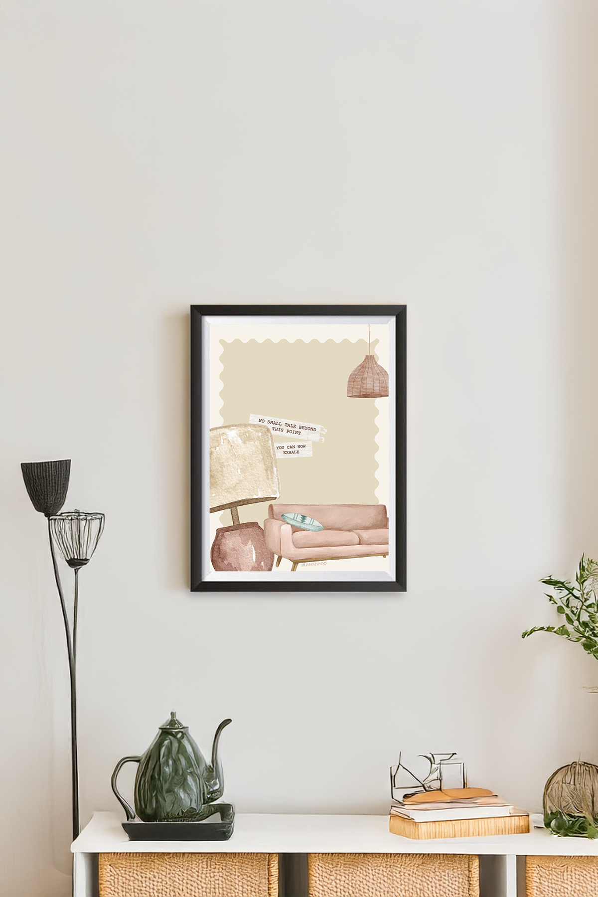 No Small Talk Wall Art