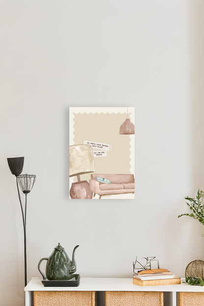 No Small Talk Wall Art