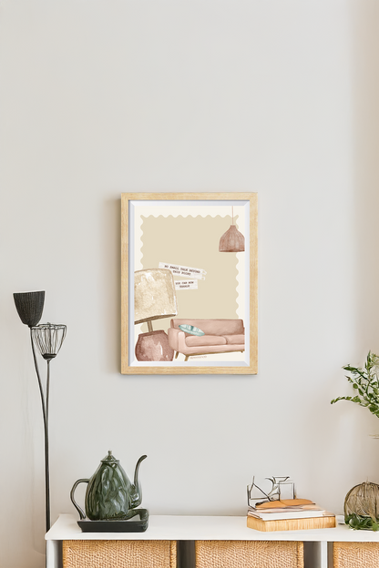 No Small Talk Wall Art