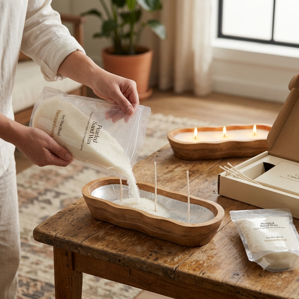 Pearled Sand Wax Candle Making Kit