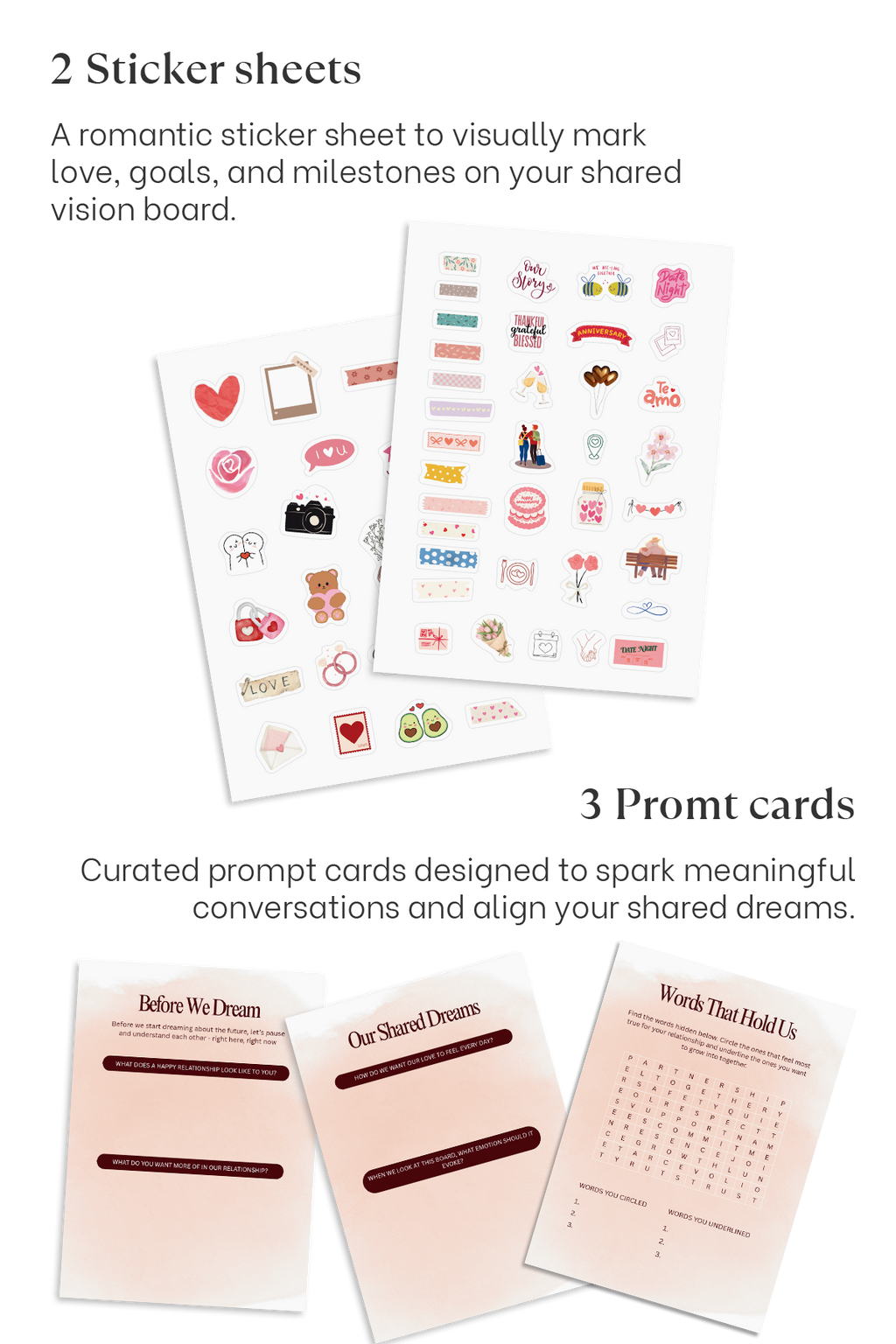 Vision Board Kit - Couple's Edition