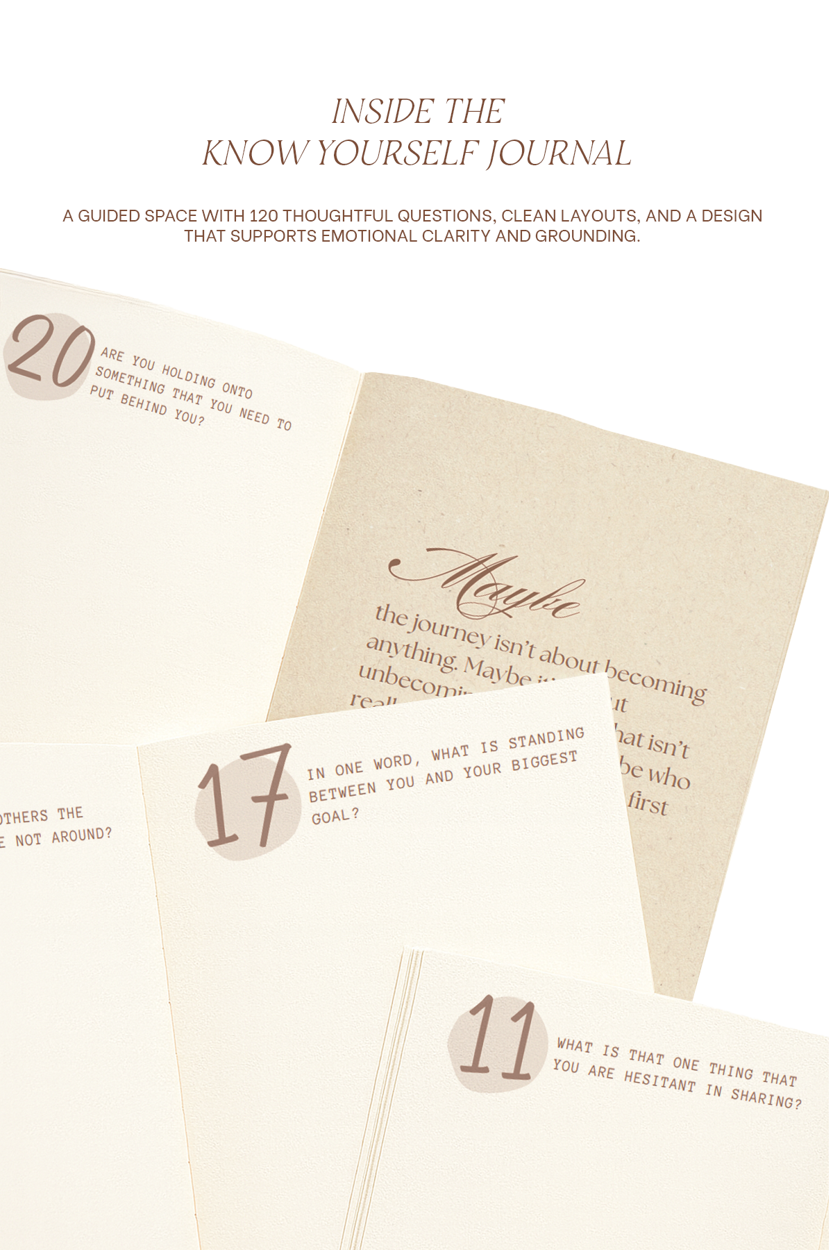 Know Yourself Better Journal