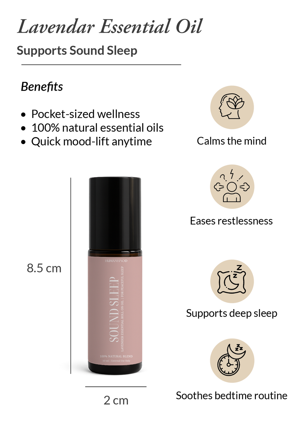 Aromatherapy Roll Ons | Set of 3 - Peppermint, Jasmine & Lavendar