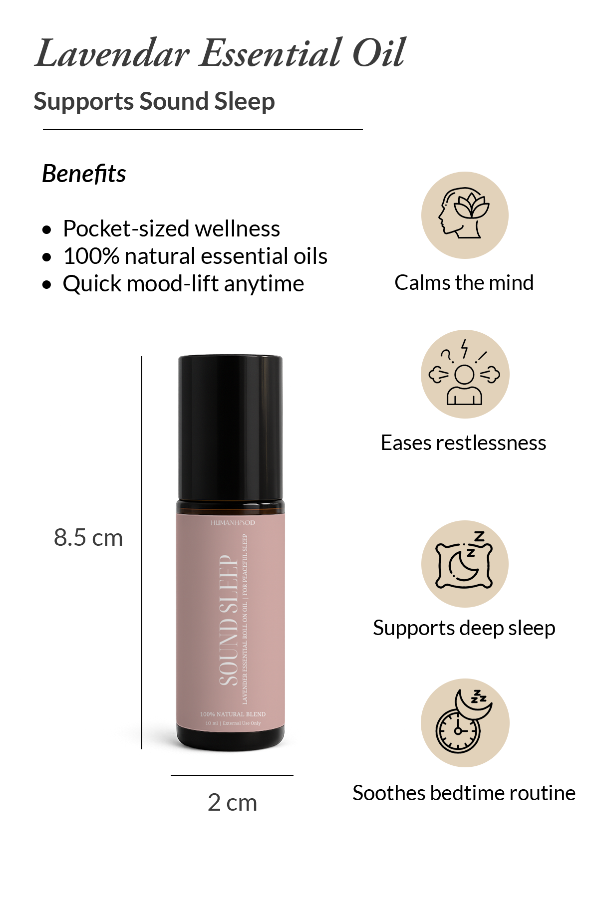 Aromatherapy Roll Ons | Set of 3 - Peppermint, Jasmine & Lavendar