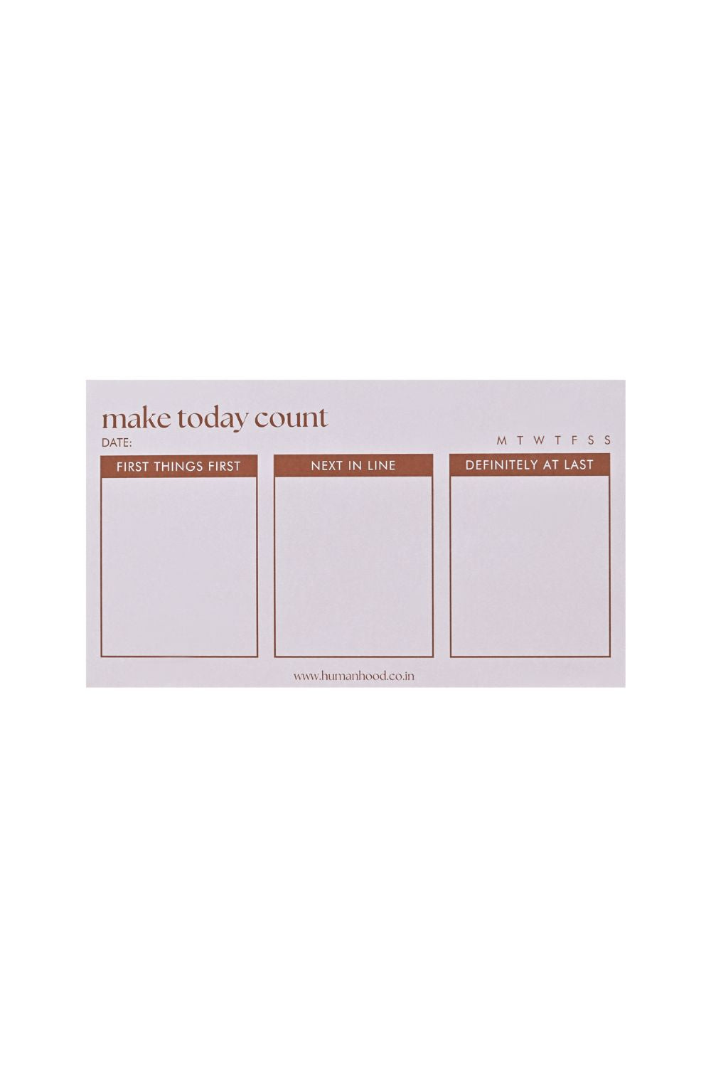 The Efficiency Notepad