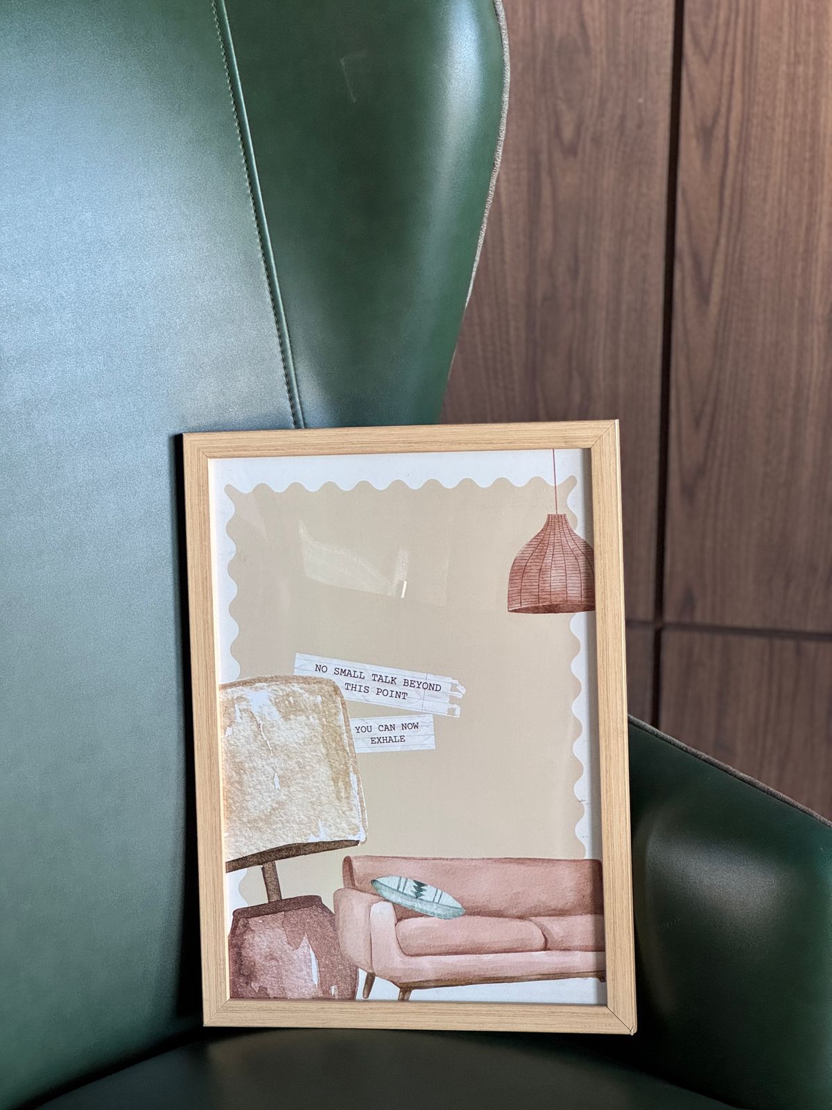 No Small Talk Wall Art