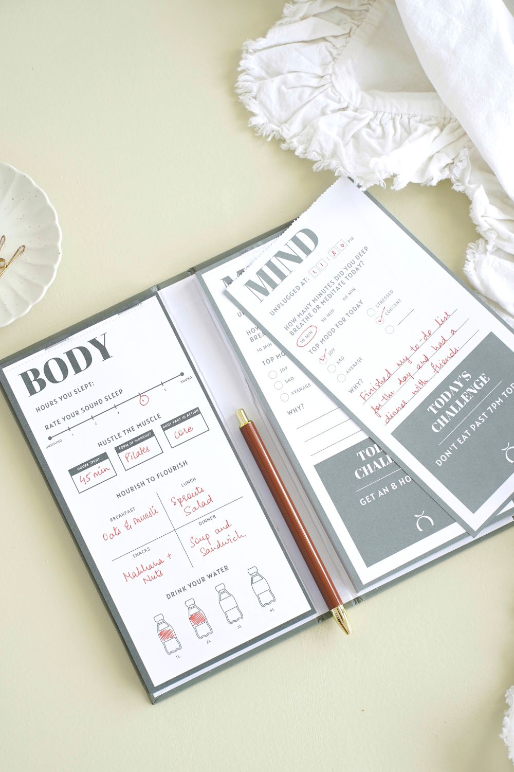 Mind & Body Fitness Planner